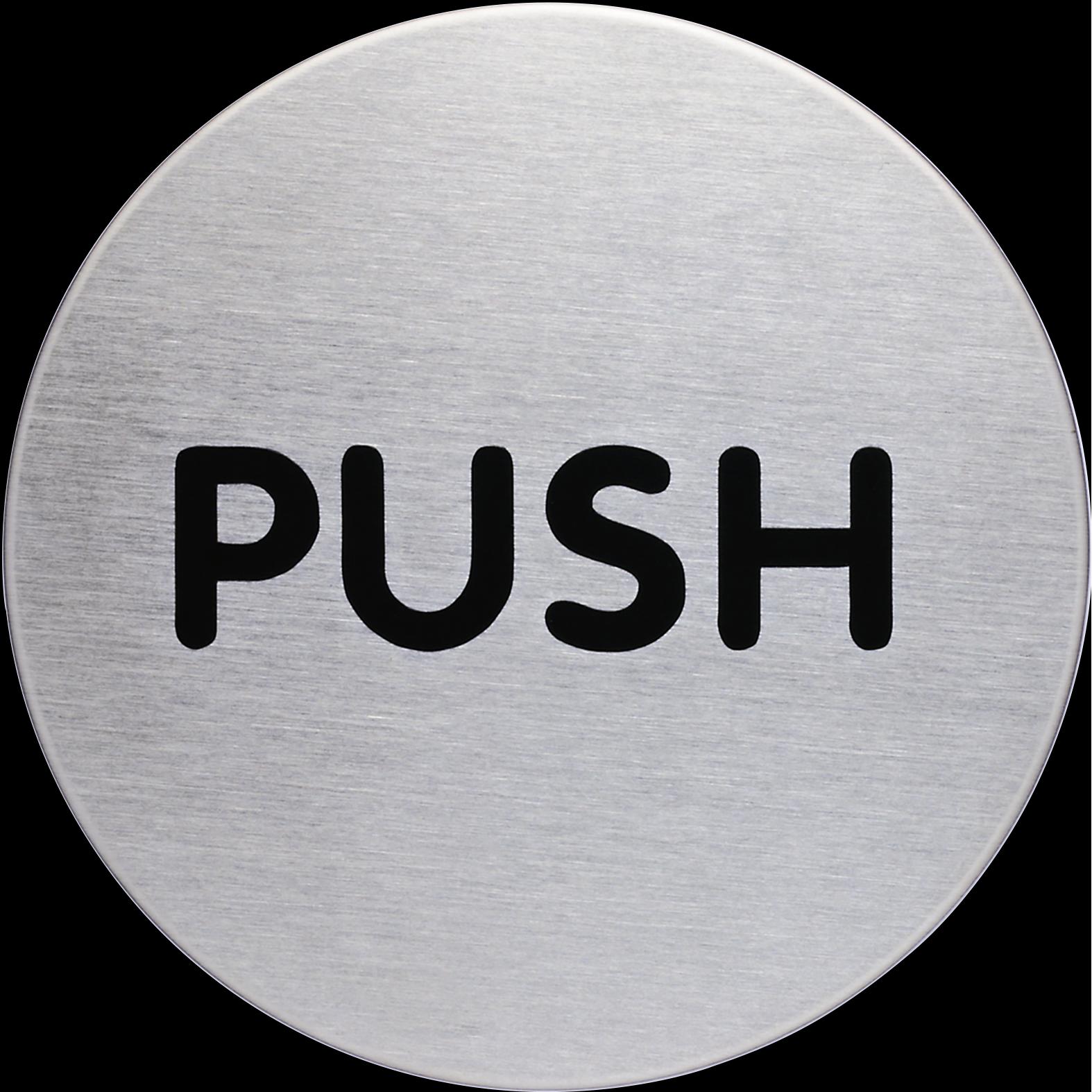 Durable, Informationsschild, PICTO "PUSH" Ø 65 mm 1 ST 490065
