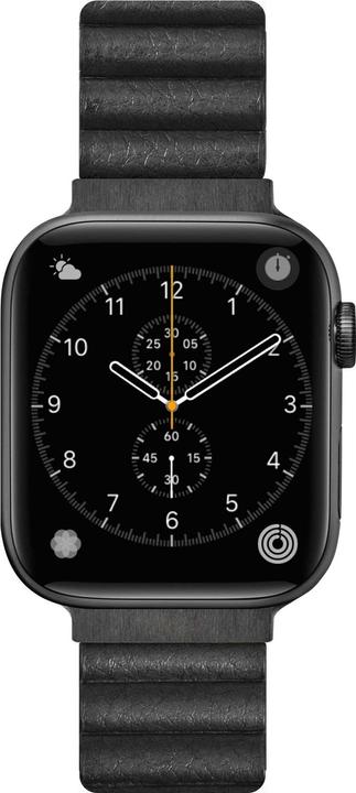 Actual product image Laut Apple Watch NOVI LUXE 42/44/45/49 mm, Midnight large (42 mm, 44 mm, 45 mm, 49 mm, Faux leather)