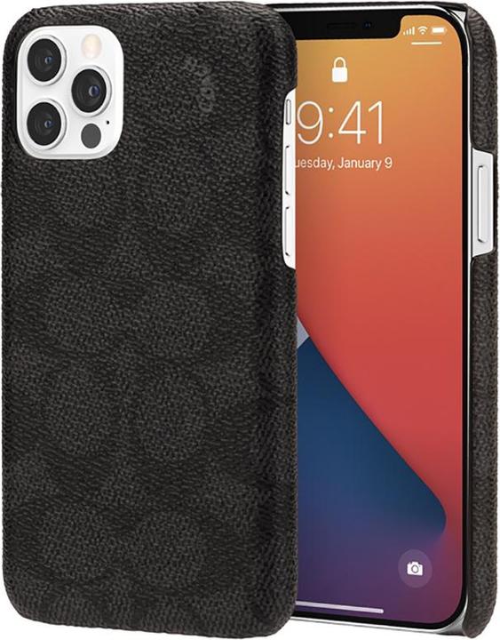 Actual product image Coach Case for iPhone 12 Pro textured grained (Apple iPhone 12 Pro)