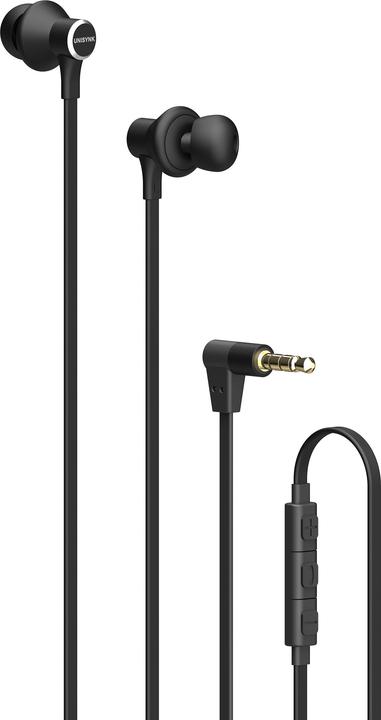 Unisynk 10211 headphones/headset Wired In-ear Calls/Music Black (Kabelgebunden)