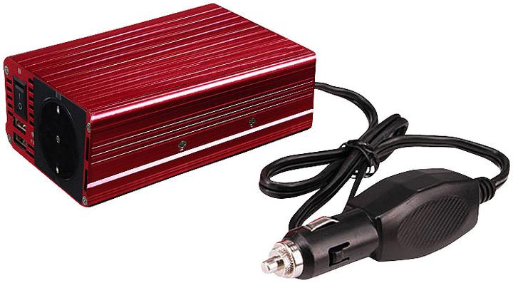 Produktbild Revolt 300-Watt-Kfz-Spannungswandler auf 230 Volt, 2x USB