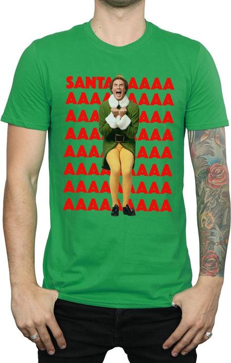 Produktbild Elf Buddy Santa Scream TShirt (M)