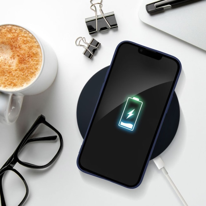 Produktbild Forcell Display OEM SOFT case for IPHONE 14 Pro Max dark blue (Apple iPhone 14 Pro Max)