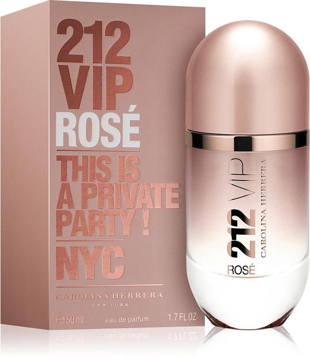 Actual product image Carolina Herrera 212 Vip Rose Eau De Parfum Vaporisateur 50 Ml (Eau de parfum, 50 ml)