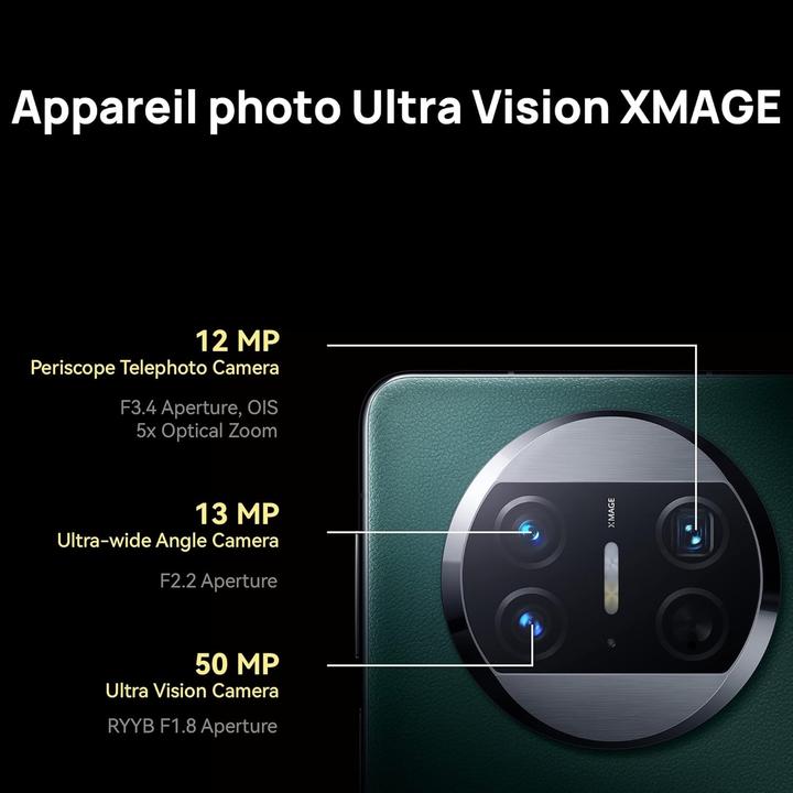 Produktbild Huawei Ultraflaches, faltbares Smartphone mit 50-MP-Kamera, 4800-mAh-Akku und schnellem