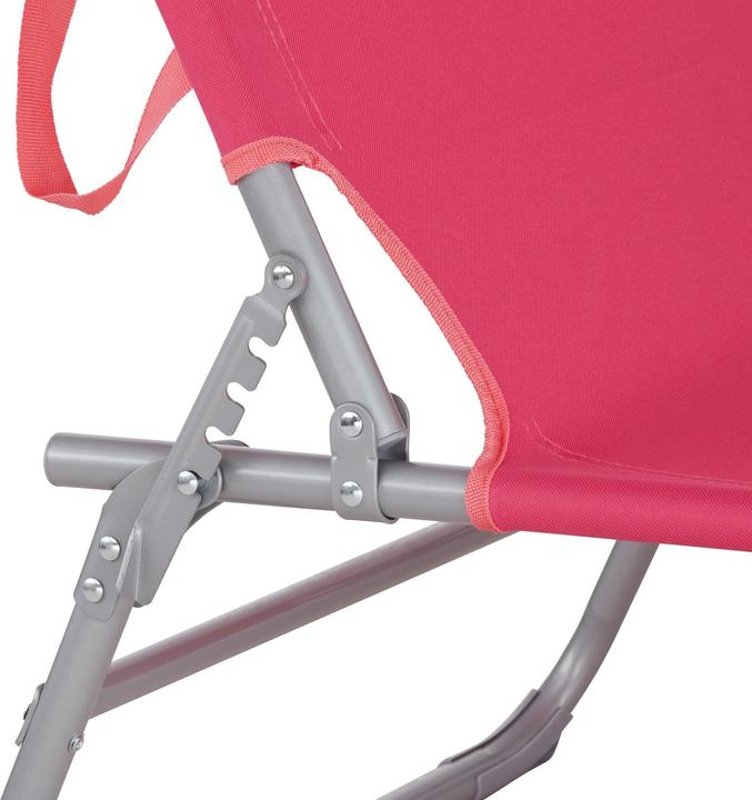Produktbild tectake 2 Gartenliegen 4-stufig mit Kopfpolster (161 cm)