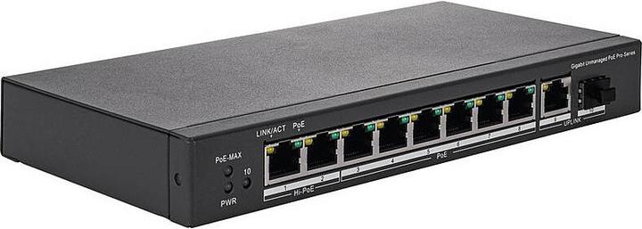 Abus ITAC10111 8-Port PoE Gigabit Switch (10 Ports)