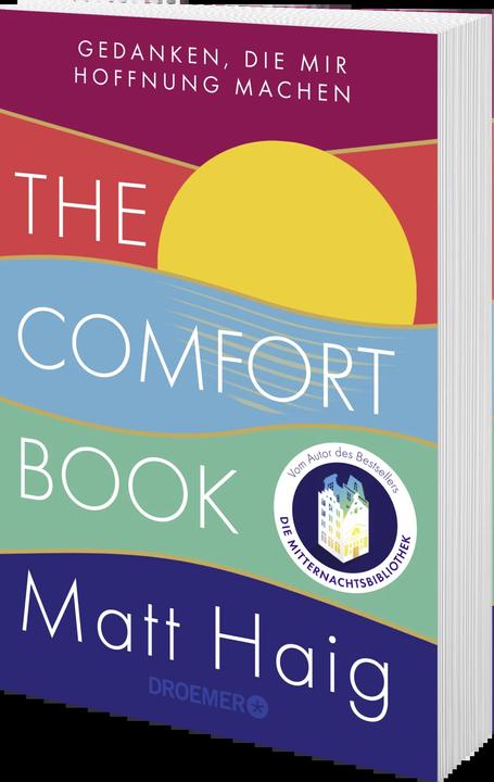 Actual product image The Comfort Book – Gedanken, die mir Hoffnung machen (German, Matt Haig, 2023)