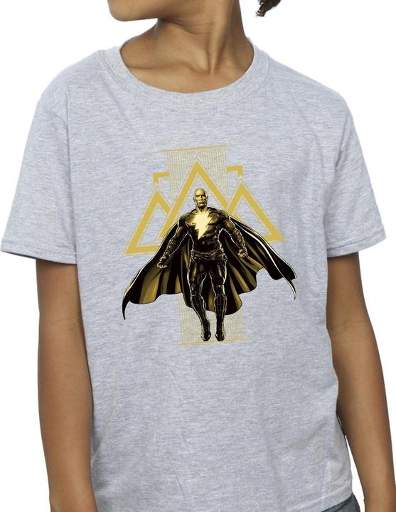 Immagine prodotto Black Adam Rising Golden Symbols Maglietta Ragazze (116)