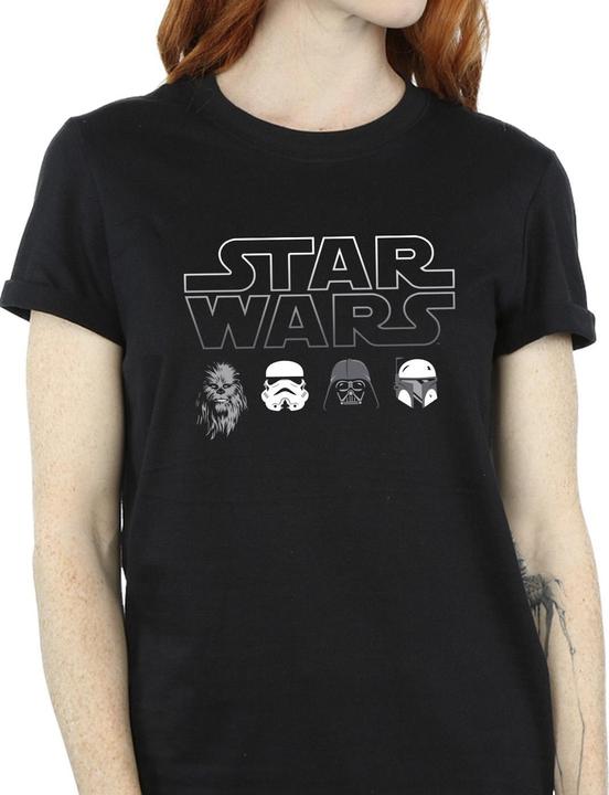 Produktbild Star Wars Character Heads TShirt (5XL)