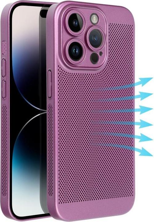 Actual product image OEM Back panel cover BREEZY case for SAMSUNG S22 purple (Samsung Galaxy S22)