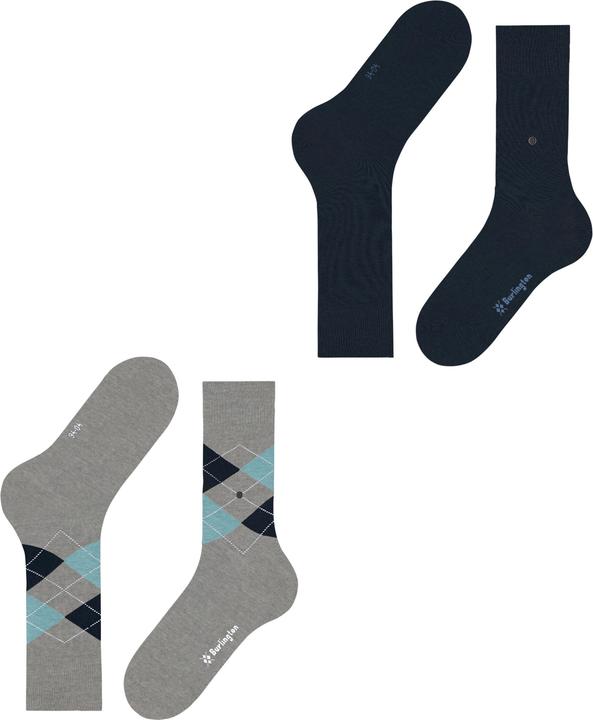 Actual product image Burlington Everyday Argyle Mix (x2) (pack of 2, 40 - 46)