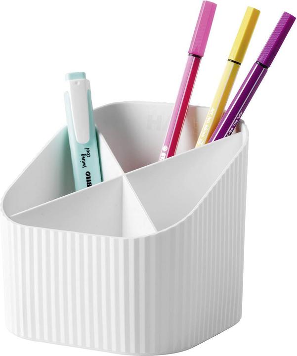 Immagine prodotto Han Portamatite Re-X-LOOP, bianco 4 scomparti, 100% eco-plastica riciclata