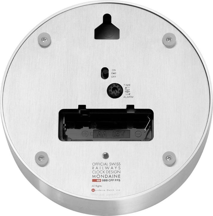 Actual product image Mondaine Wall Clock/Table Clock with Alarm Function