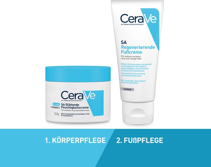 Produktbild CeraVe SA Regenerierende Fusscreme (Fusscrème & Fussgel, 88 ml)