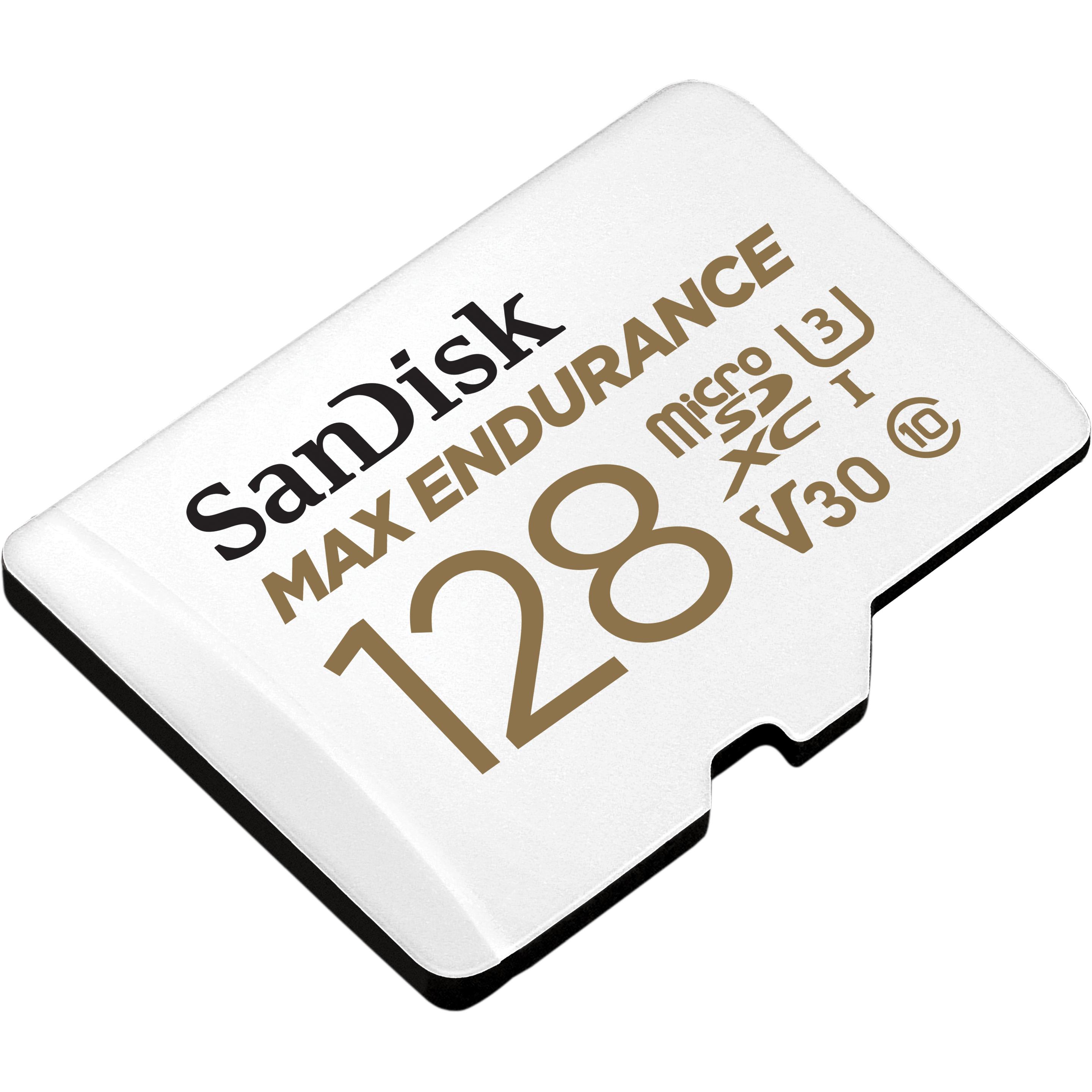 Thumbnail - SanDisk Max Endurance (128 GB, microSDXC, U3, UHS-I), Speicherkarte, Weiss