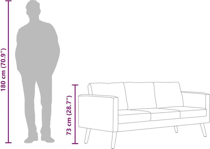 Immagine prodotto vidaXL Sofa (3 posti)