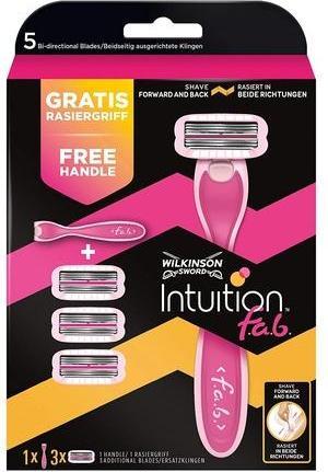 Actual product image Wilkinson Intuition Value Pack with Shaver and Blades