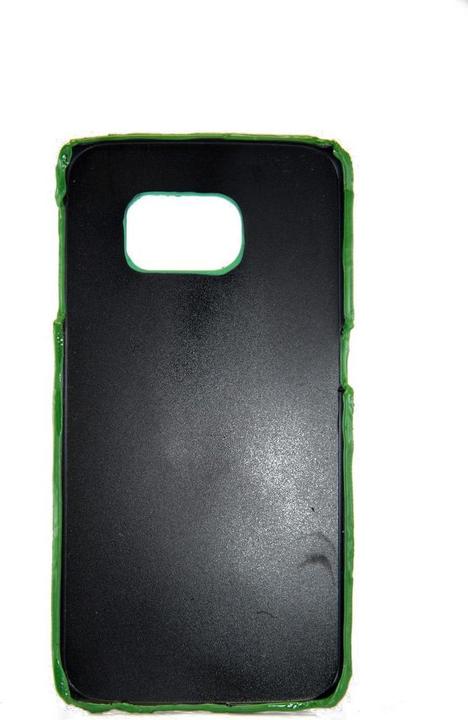 Produktbild König Design Handyhülle für Samsung Galaxy S6 Edge Schutzcase Backcover Bumper Etuis Blau (Samsung Galaxy S6 Edge)