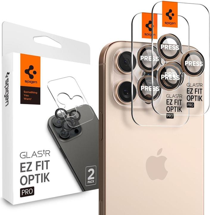 Actual product image Spigen None (2 pcs., Apple iPhone 14 Pro, Apple iPhone 14 Pro Max, Apple iPhone 15 Pro, Apple iPhone 15 Pro Max, Apple iPhone 16 Pro, Apple iPhone 16 Pro Max)