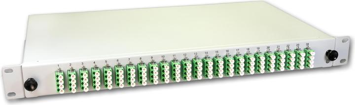 Produktbild Wirewin Spleissbox 96 Fasern, 24x QLC/APC SM, 9/125µm OS2 Pigtail