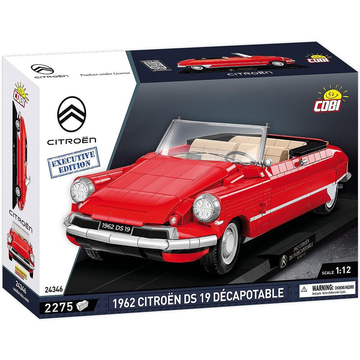 Cobi 24346 - 1962 CITROEN DS. 19 CONVERTIBLE, 2200 Teile, ab 10 Jahren