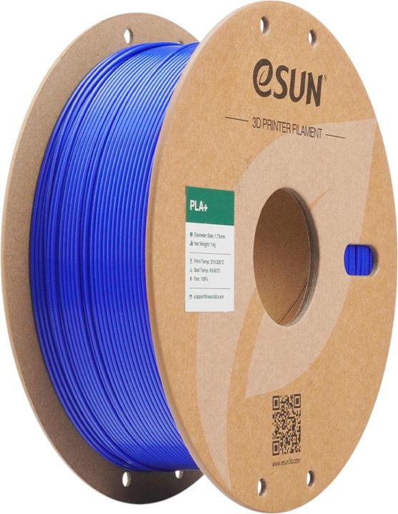 Actual product image eSUN PLA+ RGB Blau Filament 1.75mm 1Kg (PLA, 1.75 mm, 1000 g)