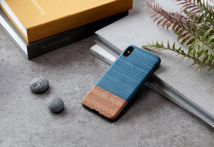 Produktbild Man&Wood SmartPhone case iPhone XS Max denim black (Apple iPhone XS Max)