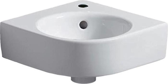 Produktbild Geberit Eckhandwaschbecken Renova Compact 32cm wei 276132000 (395 mm, 320 mm)