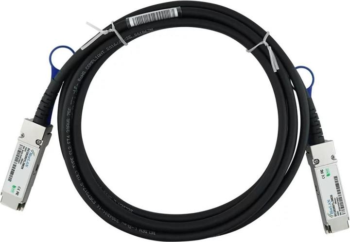 Actual product image BlueLAN HPE Aruba R0Z26A Compatible DAC QSFP28 SC282801L5M26