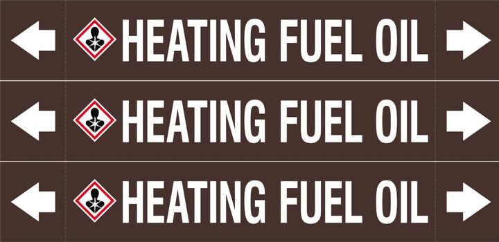 Produktbild Brady ASME - Rohrmarkierer - Heating Fuel Oil
