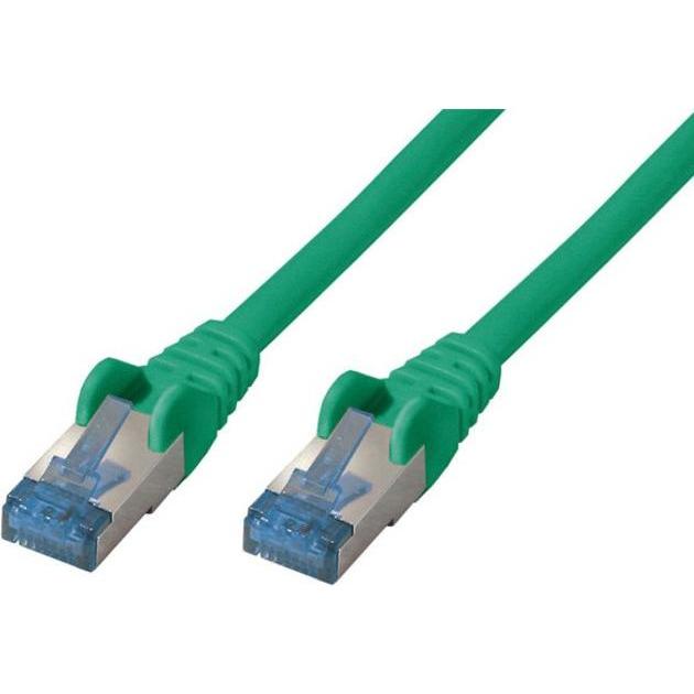M-Cab CAT6A-S/STP-PIMF-LSZH-2.00M-GR (S/FTP, CAT6a, 2 m), Netzwerkkabel