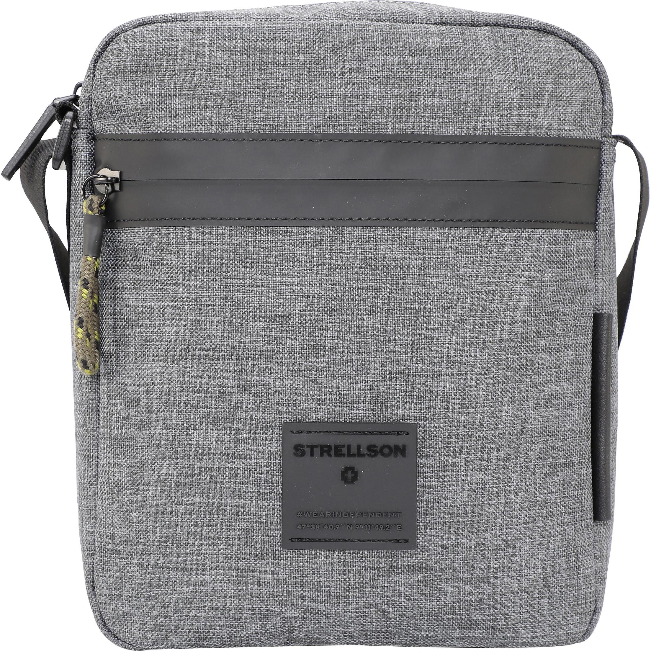 Strellson, Handtasche, Umhängetasche Casual Northwood 2.0 Shoulderbag xsvz, Grau