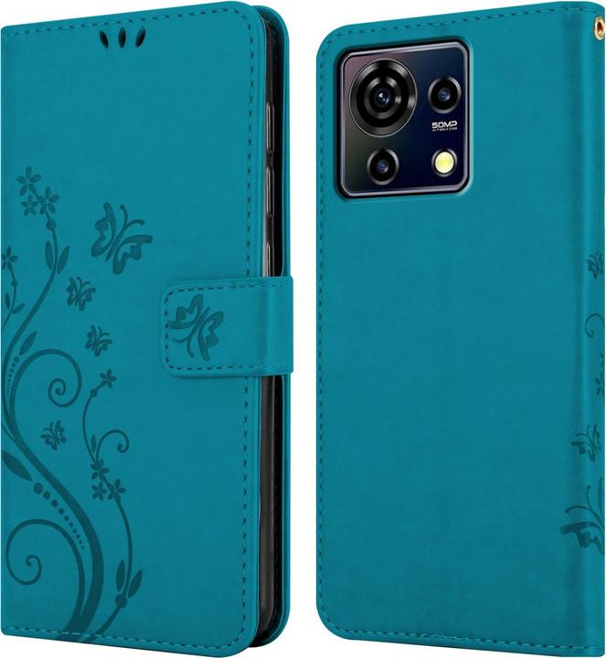 Produktbild Cadorabo Hülle für ZTE Blade V50 Vita mit Blumen Muster