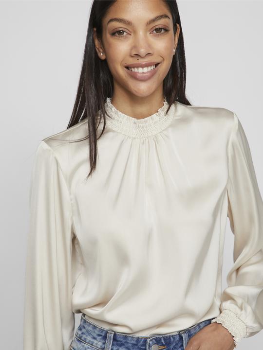 Actual product image Vila High Neck Top with Long Sleeves (44)