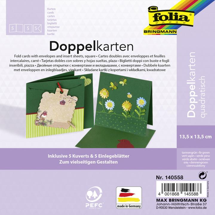 Actual product image Folia Double cards (220 g/m², 5 x)