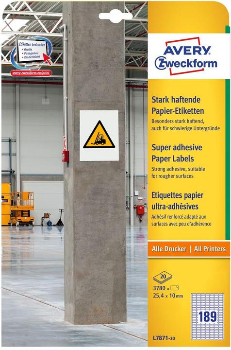 Actual product image Avery Paper labels