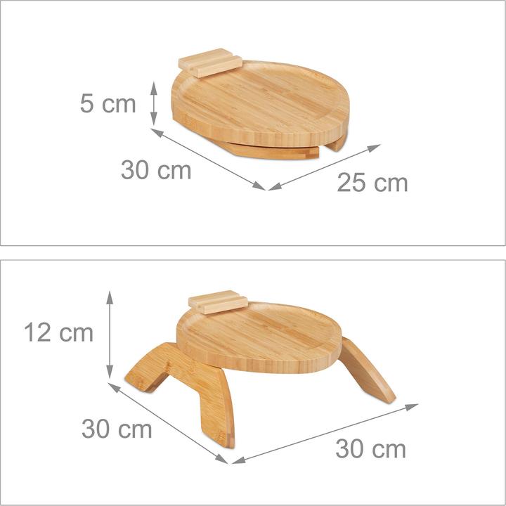 Immagine prodotto Relaxdays Vassoio per divano