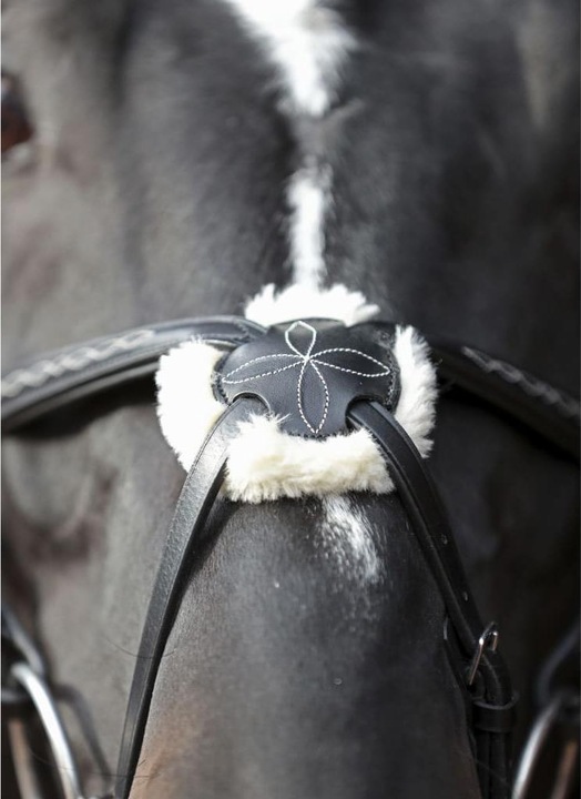Actual product image Kerbl Snaffle bridle Cancun black, Cob