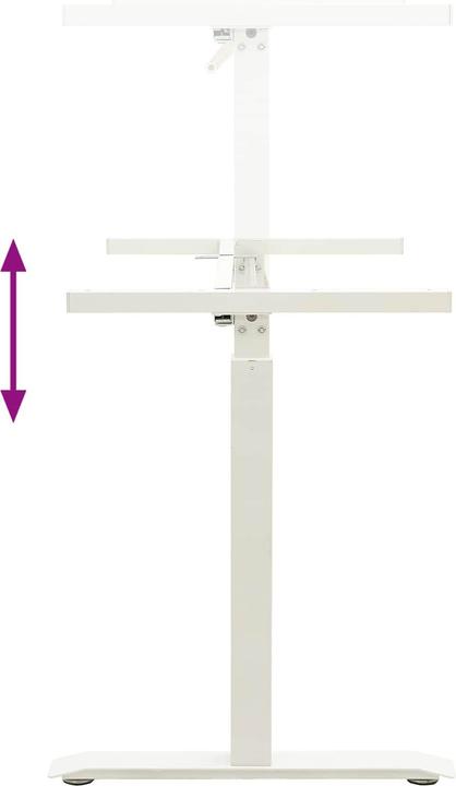 Image du produit vidaXL Verstellbarer Schreibtisch (60 x 120 x 115.50 cm)