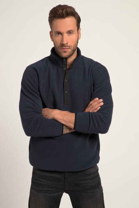 Immagine prodotto JP1880 Pullover polo in pile per l'outdoor con collo alto e abbottonatura (7XL)