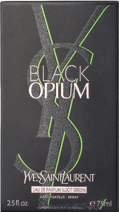 Actual product image Yves Saint Laurent Black Opium Illicit Green Eau de Parfum (Eau de parfum, 75 ml)