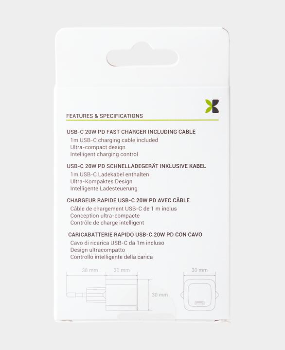 Produktbild Apfelkiste USB-C Schnellladegerät 20W PD (20 W, 1 Port)