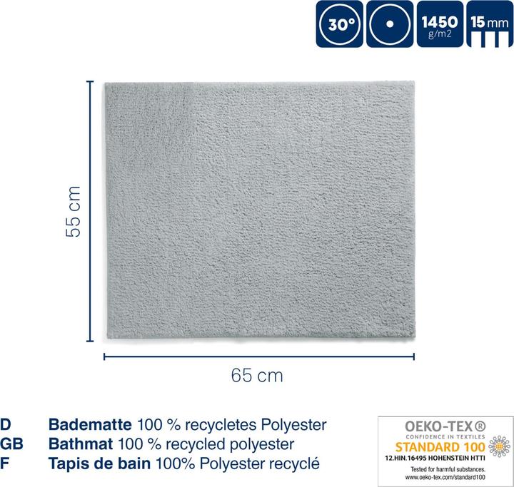 Produktbild Kela Badematte Maja petrol (55 x 65 cm)