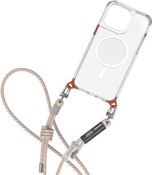 Actual product image Skinarma Dyno Universal phone lanyard birch
