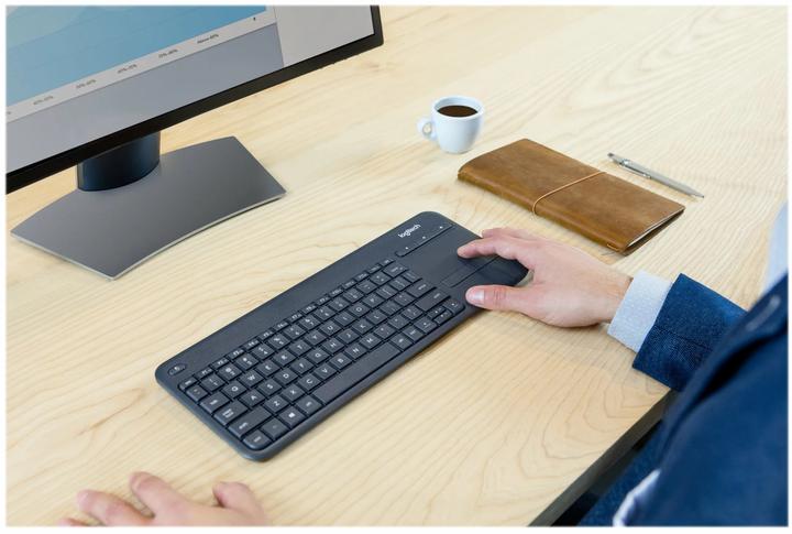 Actual product image Logitech K400 Plus (US, Wireless)