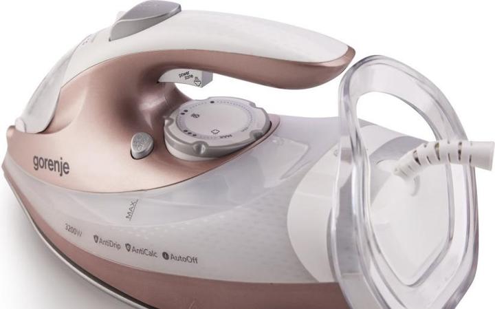 Produktbild Gorenje Dampfbügeleisen SIH3200WR 3200 W Gold (3200 W, 250 g/min)