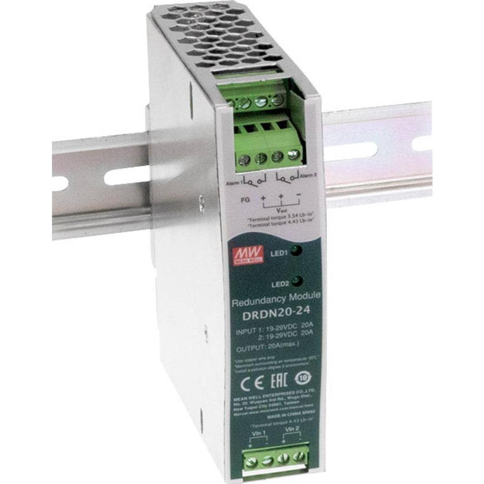 MeanWell, Systemstromversorgung, MEAN WELL DRDN20-12 Redundanzmodul 20 A