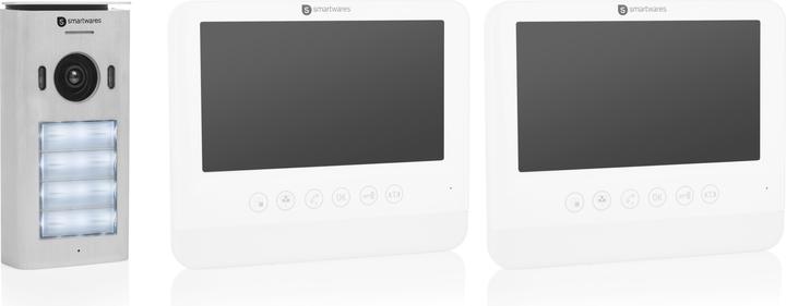 Actual product image Smartwares DIC-22242 Video intercom system for 4 flats