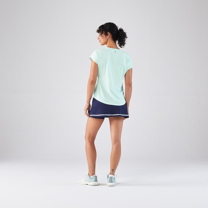 Image du produit Artengo T-shirt tennis col rond dry femme - TTS DRY F Vert Clair (XL)